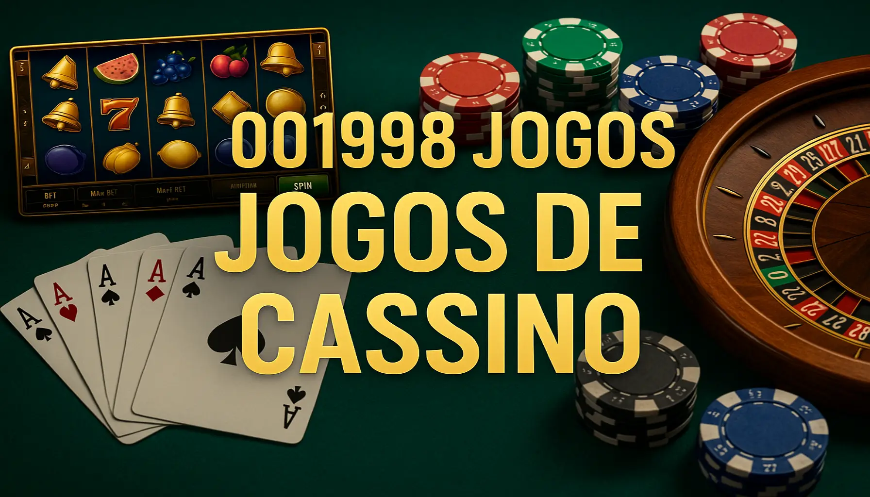 Jogos de cassino online inovadores e emocionantes na OO1998